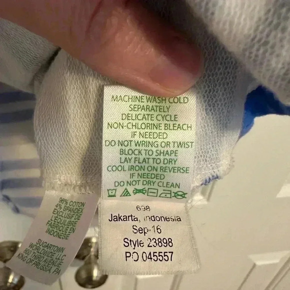 Lilly Pulitzer Lena Dress Lapis Blue Tiki Stripe Size Small - Picture 8 of 12